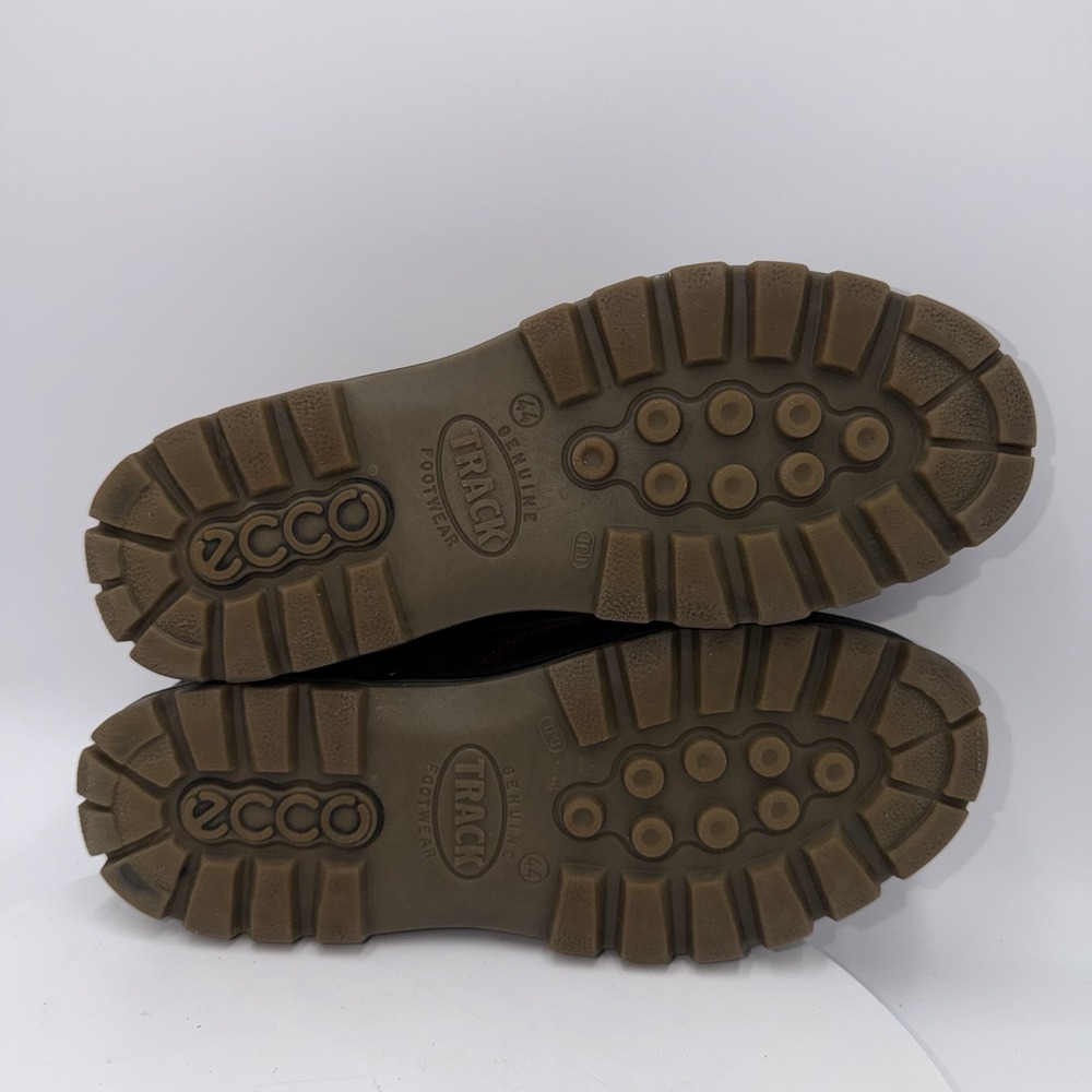 Ecco Track 25 Shoes Men's 44 / 10 Brown Leather Gore-Tex Lug Moc Toe Hiking - Picture 7 of 8